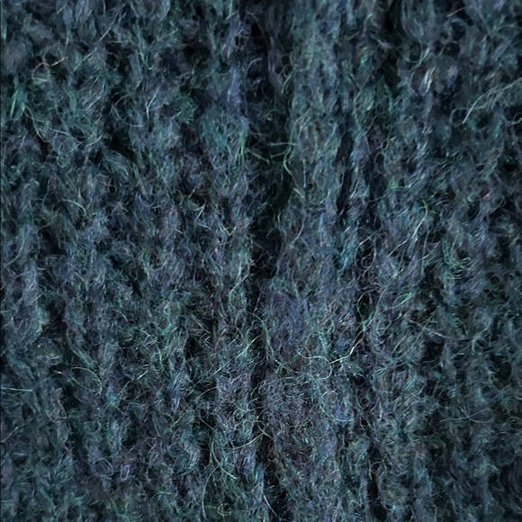 NWT Free People Moonbeam V-Neck Pullover Sweater in Blue Lagoon Size S - Picture 4 of 8